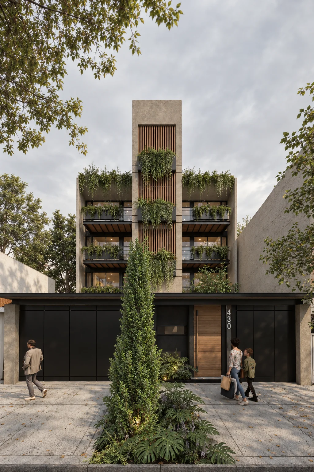 Sánchez Azcona: fachada