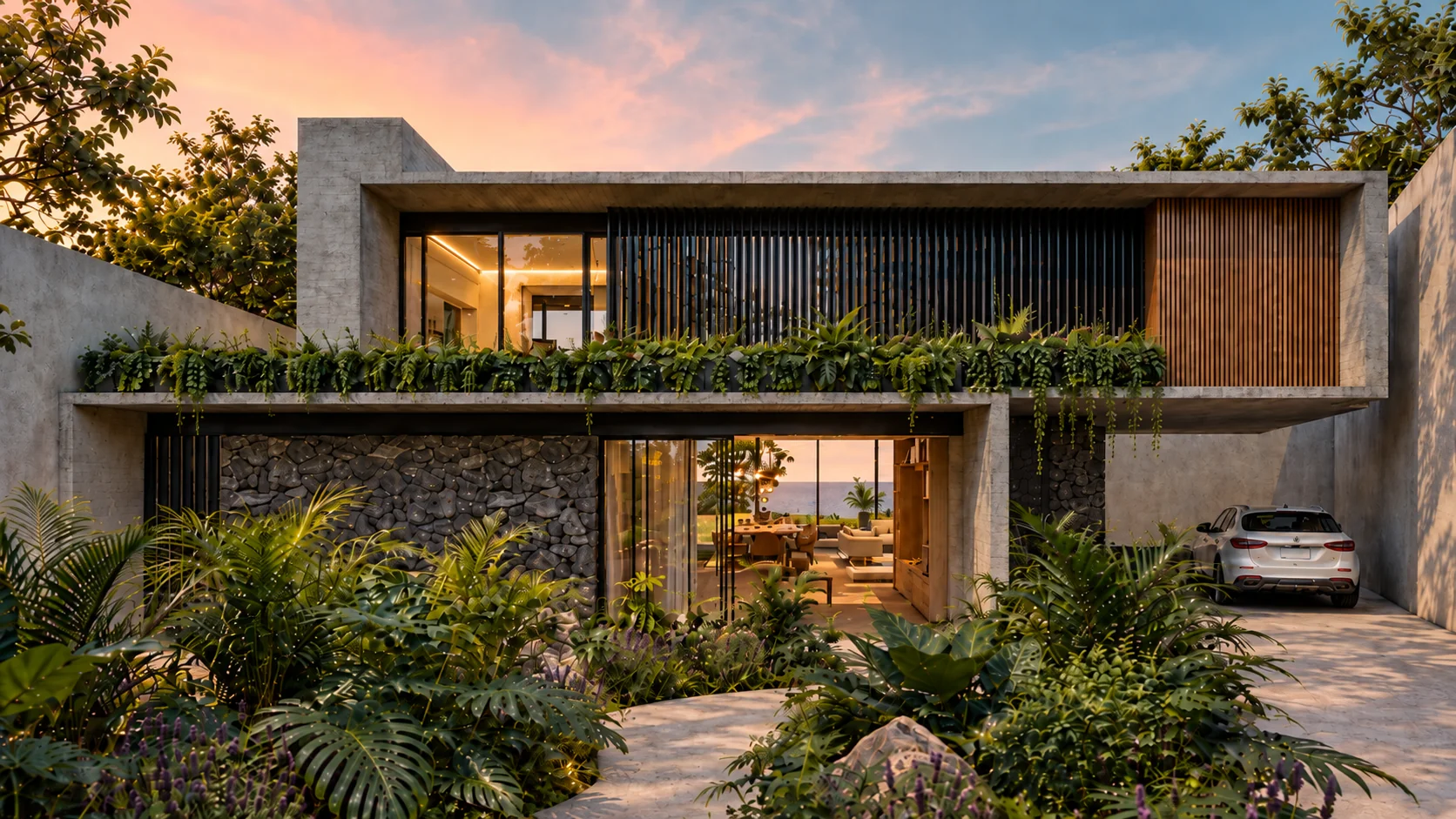 Casa Colinas del bosque: fachada