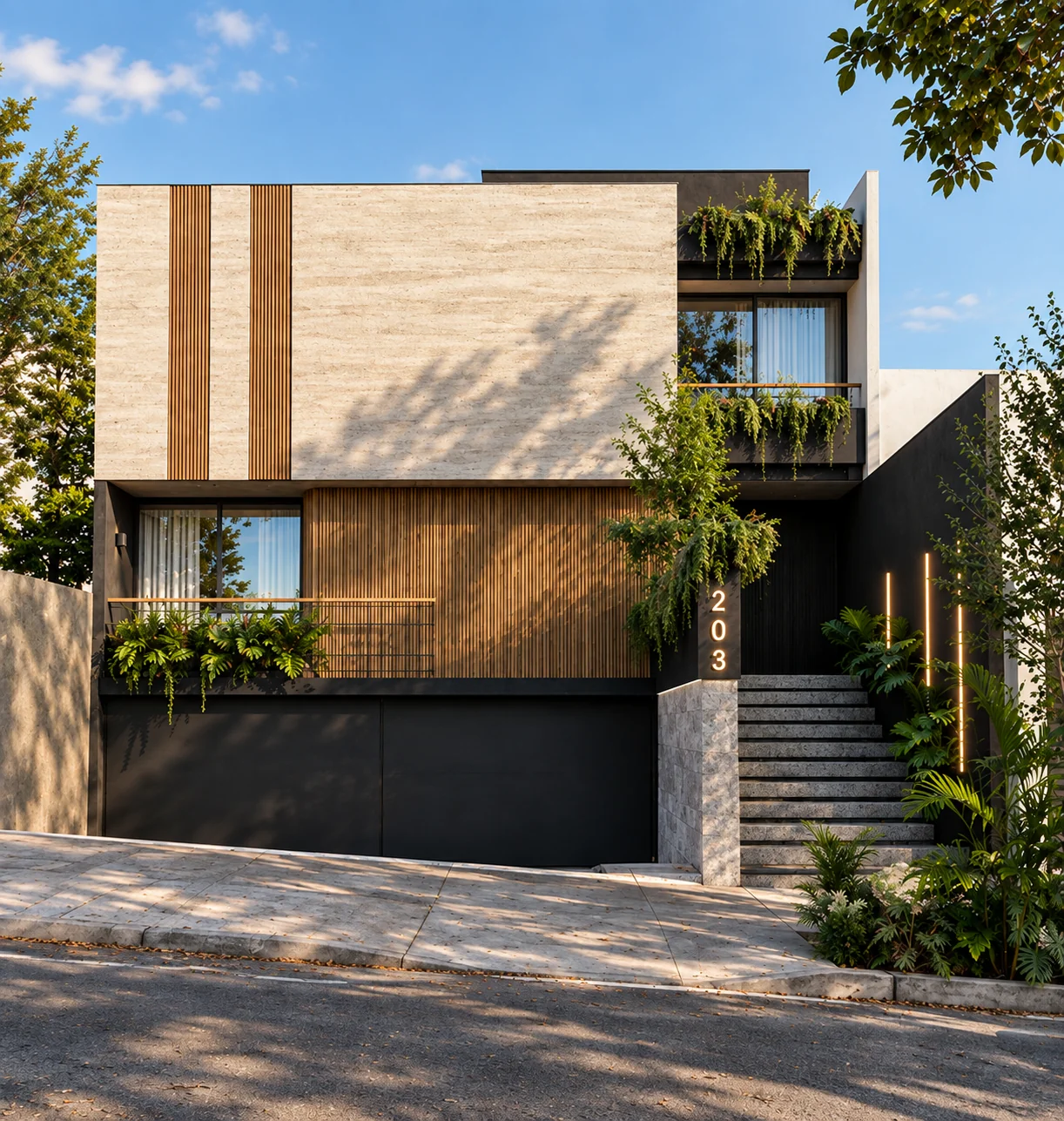 Casa E2: fachada